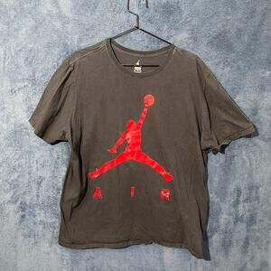 Vintage Air Jordan Black T-Shirt‎ in Men’s Size 2XL